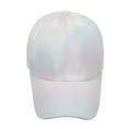 thumbnail image 5 of ZHENHONG Womens and Mens Baseball Caps Fashion Sport Striped Breathable Beach Sun Hat Casual Gradient Visor Hat White, 5 of 8