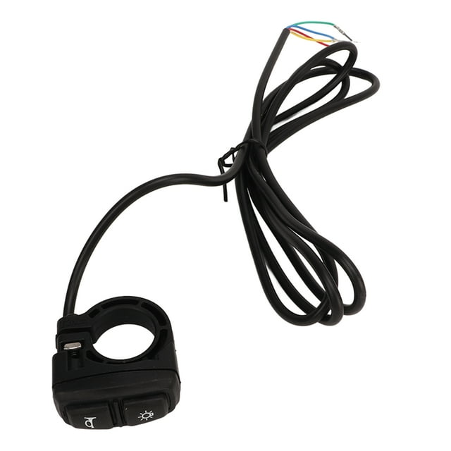 Electric Bike Handlebar Switch, Electric Bike Light Horn Switch 2 In 1 Easy To Install For Electric Bikes For Electric Scooters