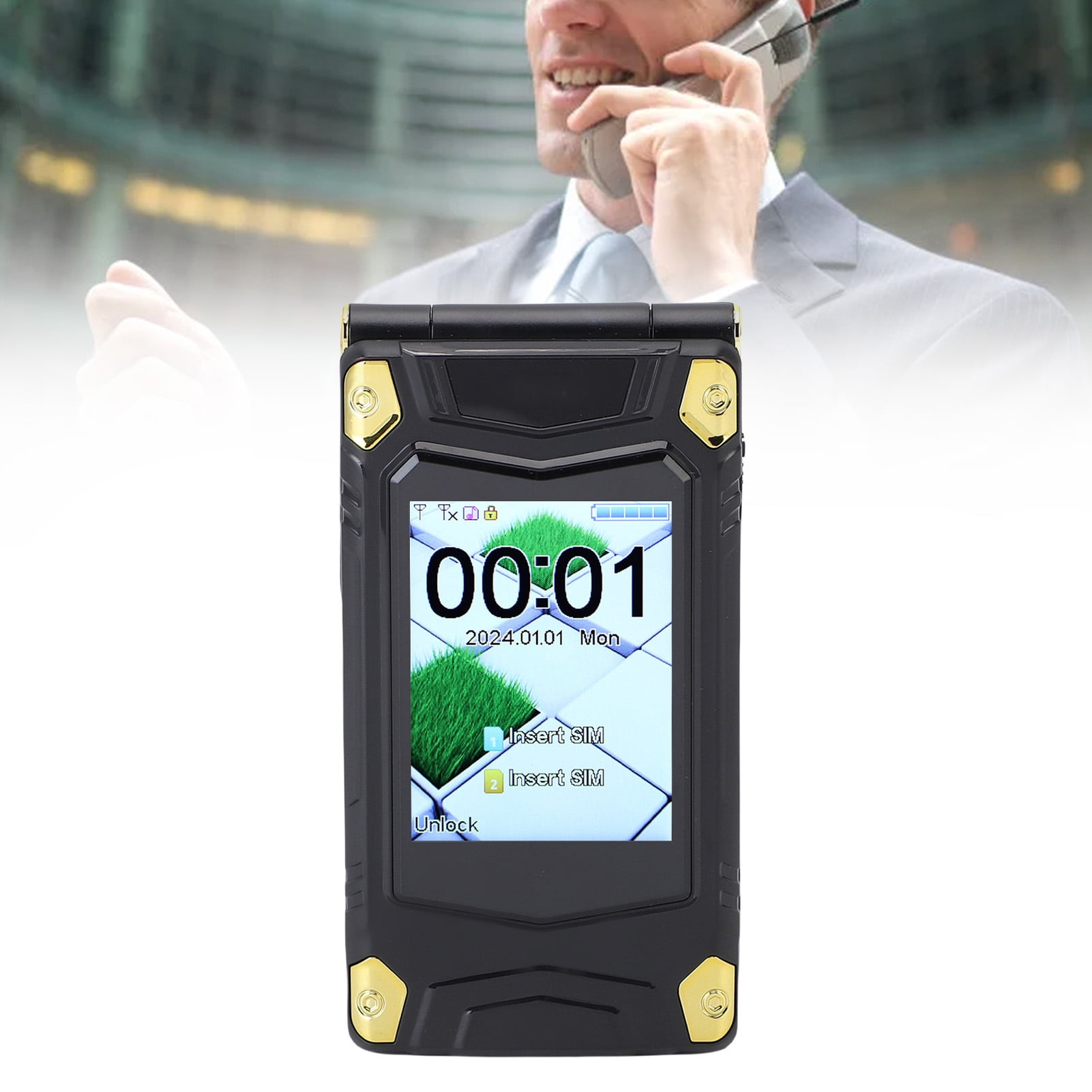 Téléphone à Clapet 2G Pour Personnes âgées – Simple, Portable, Neuf