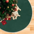thumbnail image 6 of Ryvnso Christmas Tree Skirt Dark Green Paint Xmas Tree Skirts Ornament Home Decorations 35.4", 6 of 6