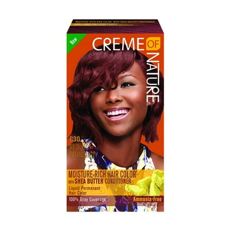 Creme Of Nature Liquid Hair Color Kit Red Hot Burgundy Walmart
