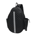 thumbnail image 2 of lacooooppia Tennis Crossbody Bag Backpack Large Racket Cover Carrier Bag Organizer Zipper Sport Chest Shoulder Tree Badminton Fighting Bag Black, 2 of 8