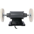 thumbnail image 5 of Electric Polisher Benchtop Buffer Grinder  - Includes 4PCs 80Ply Thic Buffing Wheels  Ideal Benchtop Buffing Machine for Polishing  Metal, Jewelry, Knives, Wood, Jade, and Plastic, 5 of 11