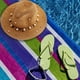 thumbnail image 4 of Sombrero de ala ancha con circunferencia de 56-58 cm, sombrero de perla para el sol, sombrero de verano para mujer, sombrero de playa para la playa, sombrero para el sol con protección solar, 4 of 5