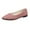 Pink1, variant on Women's Comfortable On Ballet Shoes Square Toe Casual Walking Lightweight Breathable Soft Sole