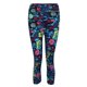 thumbnail image 2 of Pantalones de yoga ajustados de longitud 3/4 con estampado capri para mujer METRO, 2 of 9