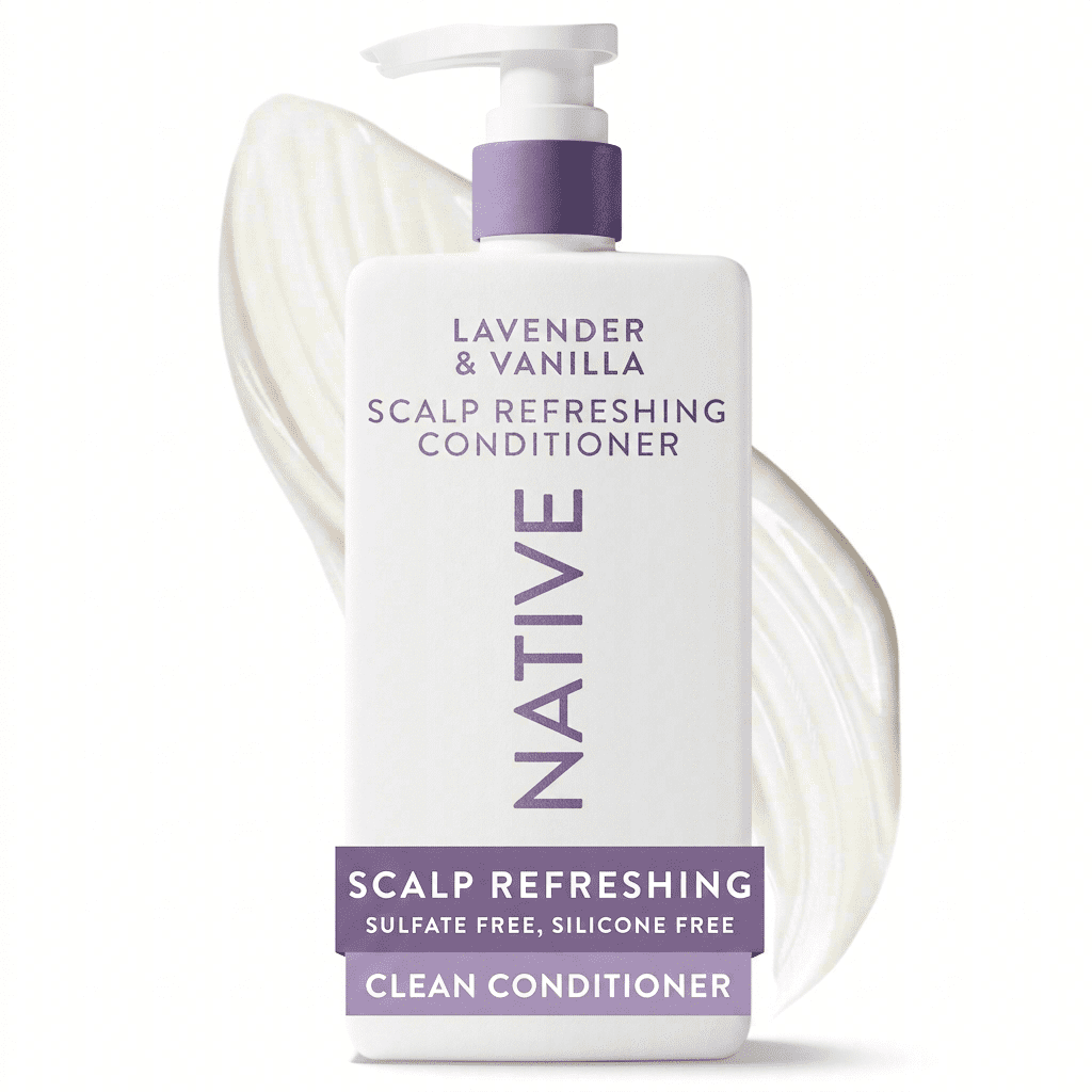 (6 pack) Native Scalp Refreshing Conditioner Lavender & Vanilla Cloud with Avocado Oil, Sulfate Free 16.5 fl oz