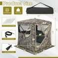 thumbnail image 3 of Costway Hunting Blind Portable Pop Up Ground Tent 2-3 Person with Carry Bag Storage Pocket, 3 of 10