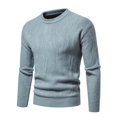 thumbnail image 2 of Vedolay Mens Pullover Sweaters 2023 Vintage Sweatshirt Male Pullover Tops Grey,XL, 2 of 5
