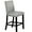 Gray, variant on Modern Charcoal Fabric Dining Chairs , 2 Pieces, Cushioned Seats And Back Grey Chairs, 2, Cushion