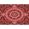 thumbnail image 1 of Ahgly Company Machine Washable Indoor Rectangle Transitional Cranberry Red Area Rugs, 2' x 3', 1 of 7