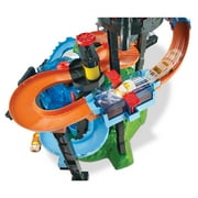 Hot Wheels Ultimate Gator Car Wash Playset with Color Shifters Toy Car in 1:64 Scale, 19.69 in