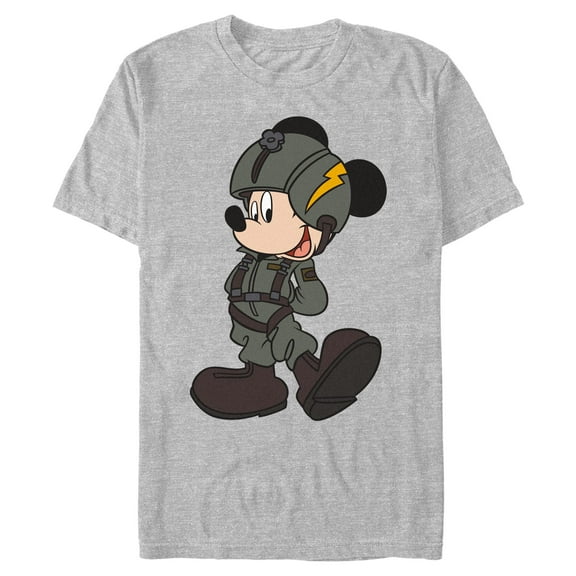 Mens Mickey & Friends Jet Pilot Mickey T Shirt