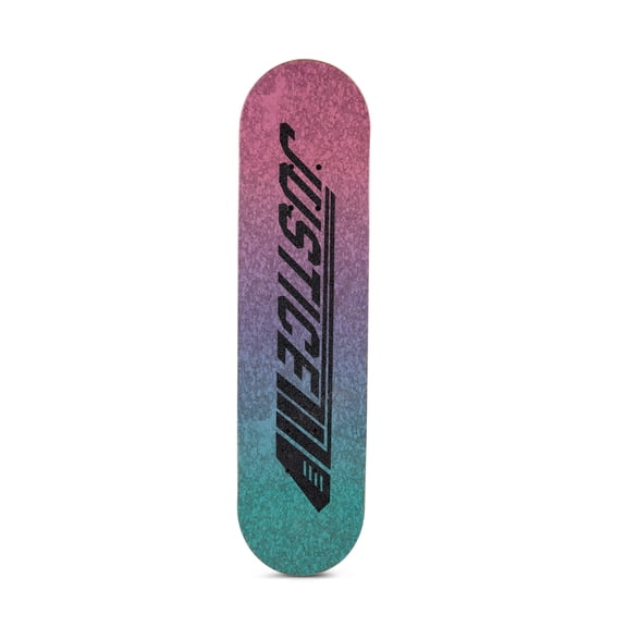 Justice Meta Hyper Shine Skateboard with Glitter Deck & Light-Up Wheels