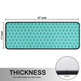 thumbnail image 5 of Kitchen Rugs Sets Of 2,Turquoise Geometric Quatrefoil Pattern Anti Fatigue Kitchen Mat Rugs Non Slip Washable,Decorative Kitchen Floor Mats for Kitchen,Sink,Laundry,17"x47"+17"x47", 5 of 5