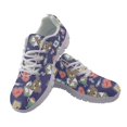 thumbnail image 1 of Zapatillas de deporte casuales con estampado de oso de enfermera de dibujos animados para mujer, zapatos planos de malla cómodos para enfermería para niña, 1 of 6