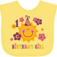 thumbnail image 3 of Inktastic Sun 1st Birthday Girls Baby Bib, 3 of 4