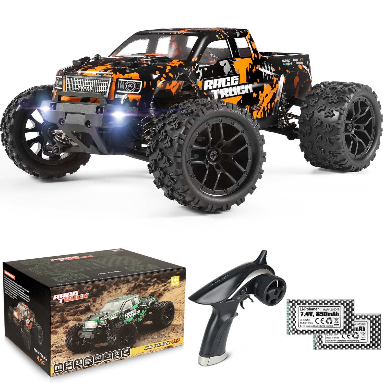HAIBOXING 1:18 Scale RC Monster Truck 18859E 36km/h Speed