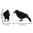 thumbnail image 4 of Decoraciones Aves Decoración de terror Animal Pájaro Plástico y plumas Halloween para el hogar Fiesta de Halloween, 4 of 8