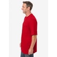 thumbnail image 3 of KingSize Men's Big & Tall Shrink-Less Lightweight Pocket Crewneck T-Shirt, 3 of 6