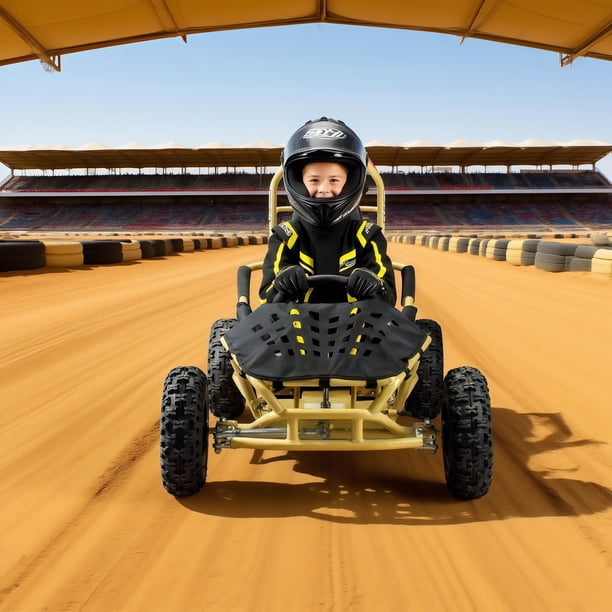 SYX MOTO GK-49A 50cc 4 Stroke Gasoline Go Kart for Teens, Kids