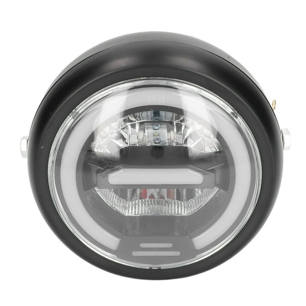 Faro delantero redondo con apertura de fuente, faro delantero de motocicleta de 6,5 pulgadas, faro delantero de motocicleta, faro LED de motocicleta, respuesta rápida