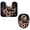 Multicolor 3, variant on PhooArto Toilet Lid Cover and U-Shaped Toilet Floor Mat Set of 2 Pieces, Mushroom Butterflies Pattern Toilet Mat Set, Machine Washable Seat Covers Non-Slip Absorbent Rugs