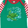 thumbnail image 4 of Inktastic Lets Swim Cute Sea Turtle Boys or Girls Long Sleeve Baby Bodysuit, 4 of 5