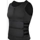 thumbnail image 5 of Chaleco de sauna para modelar la cintura y el cuerpo de hombre, cinturón doble, chaleco adelgazante para el sudor abdominal, cinturón de fitness, 1 pieza, color negro Shizhi Boutique, 5 of 5