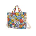 thumbnail image 7 of FORMRS Womens Corduroy Tote Bag Crossbody Shoulder Handbag with Pocket, Floral Fiesta, 7 of 7
