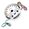 thumbnail image 1 of 85mm Tachometer, Red Backlight, 3 in 1 Gauge 0-8000 RPM Fuel Level Voltage for Trucks, Tractors, Cars, RVs, Boats with Boat RPM Gauge, Suitable for Gas Engine, 1 of 7