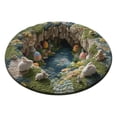 thumbnail image 2 of 3D Visual Easter Rug 60*60, Custom Easter Bunny Round Rug Personalized 3D Effect Easter Day Carpet Non Washable Bunny Area Rug for Living Room Bedroom Birthday Indoor Home Decor Spring Day, 2 of 6