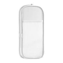 Matoen Double-Layer Mesh Pencil Case - Large Pencil Case Organizer Transparent Pencil Bag for Juniors, Portable Handheld Storage with Zipper Design, Perfect for University and Home Use