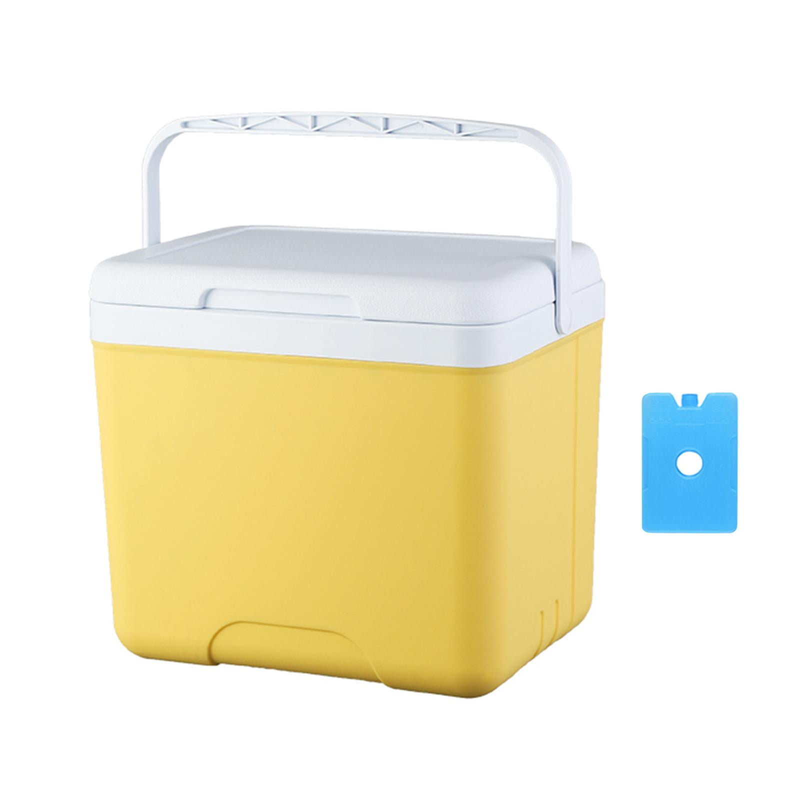 koolsoo Insulated Camping Storage Case Cooling Bucket Multifunctional Ice Chest Box Organizer for Barbecue Groceries Traveling 13L