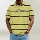 thumbnail image 1 of Blusa y camisa de manga corta con cuello vuelto para hombre, informal, de moda, de color liso, con botones, solapa y hebilla de gancho, camiseta de manga corta de poliéster para hombre., 1 of 5