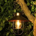 thumbnail image 2 of HBBKVI Solar Lights Outdoor, Outdoor Solar Lamp, Iron Art Solar Bulb, Circular Hanging Lamp, Garden Terrace Decorative Lamp, 2 of 3