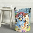 thumbnail image 6 of Silaia Bluey Print Round Laundry Clothes Hamper,Laundry Basket with Handles,Baby Toys Storage Organizer,Bins Laundry Basket for Bathroom, Bedroom Decorate-Small, 6 of 6