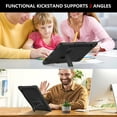 thumbnail image 6 of Hoibon for Lenovo Tab P12 Hybrid Case Lenovo Tab P12 inch 2023 TB370FU Heavy Duty Cover with Kickstand Shoulder Strap Built in Pen Holder Kids Friendly Shell Case for Lenovo Tab P12 12.7 inch (Black), 6 of 6