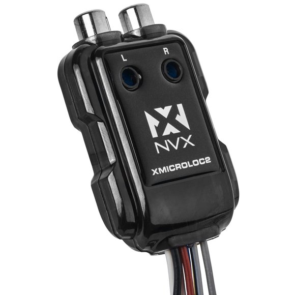 Cable de Altavoz NVX 2 Canales Blanco Convertidor de Salida de Línea Ajustable con Encendido Remoto