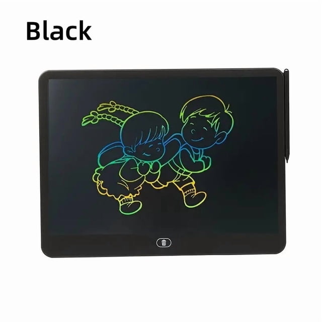 Tablero de escritura LCD grande de 13 pulgadas, almohadilla de dibujo de borrado de un botón, juguete de pintura de Graffiti, tablero de escritura electrónico de aprendizaje educativo