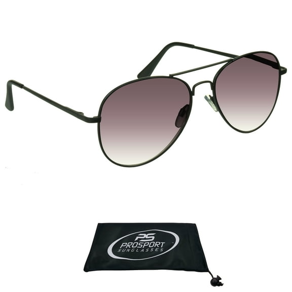 proSPORT Reading Sunglass Reader Tinted Aviator Black Men Women NOT BIFOCAL