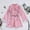 2-Pink, variant on Dihao Womens Robes Women Robe Lightweight Long Sleeve Knit Bathrobe Summer Soft Side Split Sleepwear Robes Nightgown Home Clothes Night-Robe Bathrobe Pajamas