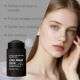 thumbnail image 5 of Bamboo Charcoal Mud Mask Stick Deep Cleansing Purifying Mask Rotate Design Easy Apply Remove Oil Impurities Blackheads Minimize Pores Control Oil Refresh Skin 30G, 5 of 7