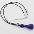 thumbnail image 4 of Milaget Aromatherapy Essential Oil Perfume DIY Glass Bell Pendant - Dark Blue, 4 of 7