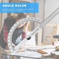 thumbnail image 4 of Goniometer, 1 Item Protractor, Angle Protractor, Made of Stainless Steel, Durable, Portable, Smooth Surface, Suitable for DIY Production, Woodworking, 4 of 5