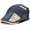Hat-a1-dark Blue, variant on Adjustable Buckle Cotton Gatsby Cap, Men Flat Cabbie Newsboy Beret for Driving