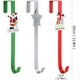 thumbnail image 2 of Juego de 3 perchas navideñas para puerta, colgador de guirnaldas de metal de 11,8 pulgadas, ganchos para puerta, soportes para coronas para Navidad, hogar, oficina, pared, decoración de puerta de boda, interior (A) oso de fresa Electrónica, 2 of 5
