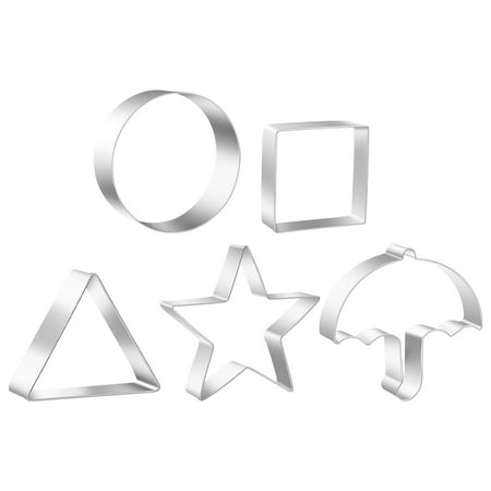 

5pcs Cookie Making Tool Cookie Press Cutter DIY Biscuit Mold Kitchen Accessory