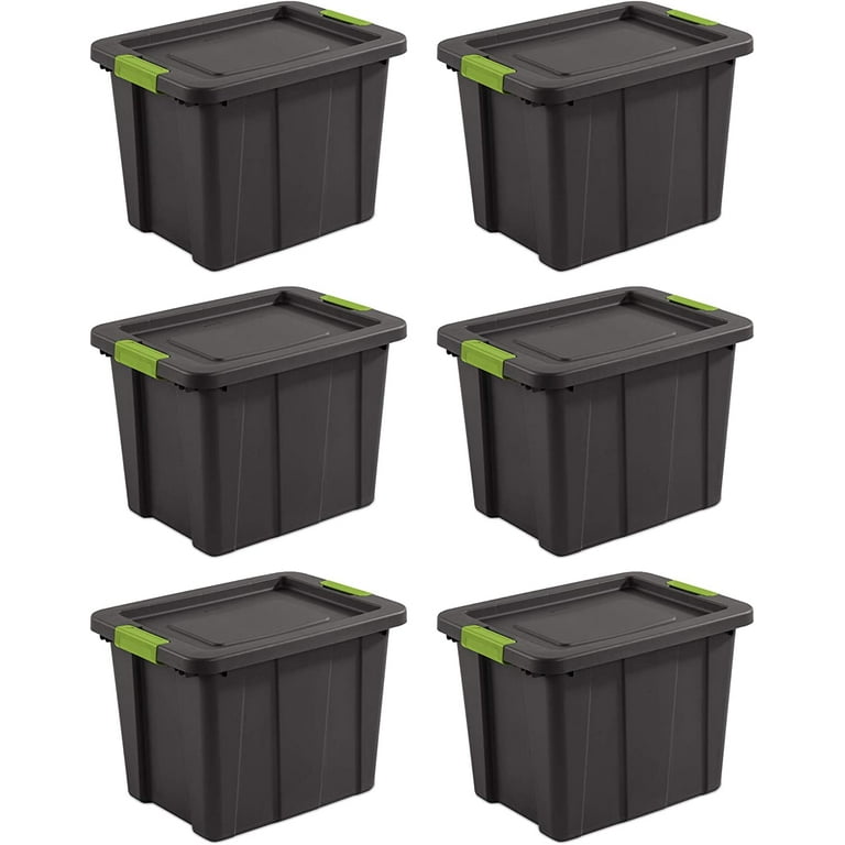 IRIS USA 27Gal/108qt 4 Pack Large Heavy-Duty Storage Plastic Bin