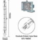 thumbnail image 3 of 10 Pack 230W 230V R7s Halogen Bulb 118mm Dimmable Rod Lamp for Building Spotlights, Commercial Home Use, 3 of 5